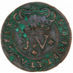 D. João V X Réis 1721 Cobre